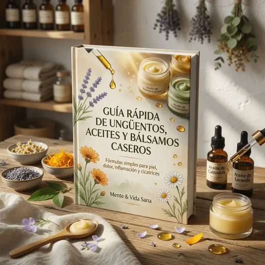 📙 Guía Rápida de Ungüentos, Aceites y Bálsamos Caseros